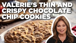 Valerie Bertinellis Thin and Crispy Chocolate Chip Cookies  Food Network [upl. by Fernyak]