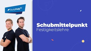 Schubspannung infolge Querkraft  Schubmittelpunkt Technische Mechanik StudyHelp [upl. by Ahsaetan]