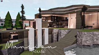 Bloxburg Mansion Modern House  House Build [upl. by Stafani]