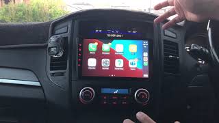 Extnix Mitsubishi Pajero PX5 Wireless Carplay unit with DSP Intro [upl. by Nomzaj]