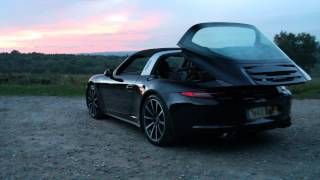 Porsche 991 Targa 4S Roof Operation [upl. by Ankeny]