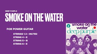 Smoke on the Water Intro  For Power guitar [upl. by Stretch]