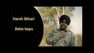 Punjabi song harsh likhari 2024 [upl. by Zulaledairam315]