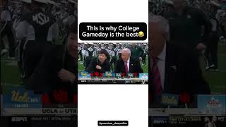 This is why College Gameday is the best😂 collegefootball collegegameday sports tv espn sub [upl. by Cowan]