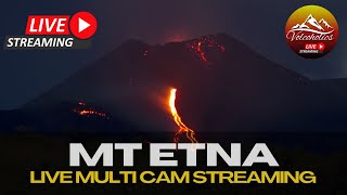 REPLAY🔴 Live Mt Etna Eruption Watch  RealTime  Multi Cam [upl. by Oirifrop63]