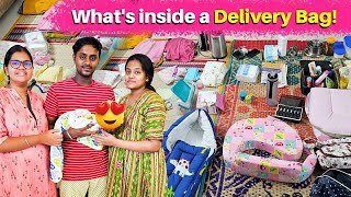 ❤️Delivery Bag Packing  நல்ல வேளை Bag Pack பண்ணிட்டோம் 😳Unexpected Delivery Date  Delivery Bag [upl. by Isoais]