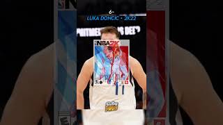 Ranking the last 12 NBA2k covers ￼viral shorts coopnfl mambaxjadencomp RBA100comp [upl. by Geier484]