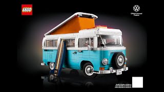 LEGO Instructions  Icons  10279  Volkswagen T2 Camper Van  Vehicles [upl. by Signe]