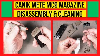 Canik METE MC9 Magazine Disassembly amp Cleaning [upl. by Attecnoc]