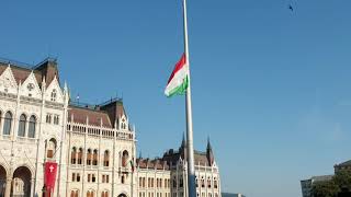 Himnusz  BudapestKossuth Lajos tér20082019 Hungarian Anthem [upl. by Lazarus547]