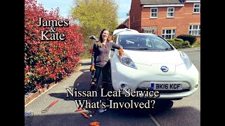 Nissan Leaf Major Service  Whats involved [upl. by Carrew]