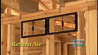 Installing Supply and Return Air and other types of Ventilation [upl. by Arata]