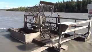 SALMON FISHWHEEL ON THE COPPER RIVER ALASKA [upl. by Clarie]