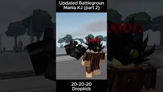 Updated Battleground mania KJ moveset part 2 shorts kj battlegrounds roblox boblox gaming [upl. by Uriia]