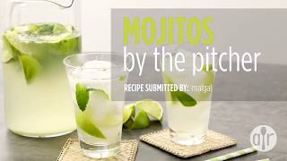 How to Make Mojitos By The Pitcher  Drink Recipes  Allrecipescom [upl. by Lavella27]