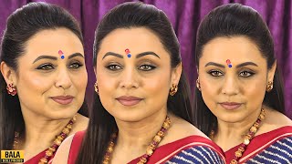 Rani Mukerji Unseen Moments Captured at North Bombay Durga Puja 2024 [upl. by Lehcear]