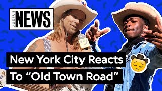 New York City Reacts To Lil Nas X’s “Old Town Road”  Genius News [upl. by Nisaj]