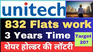 10 साल में पहली बार काम शुरू हुआ। Unitech Ltd share stock homebuyers latest news Unitechshare [upl. by Eastlake]