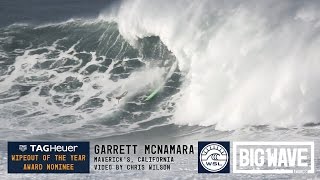 Garrett McNamara at Mavericks  2016 TAG Heuer Wipeout Award Nominee  WSL Big Wave Awards [upl. by Bolger442]