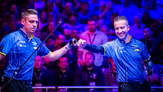 Woodward amp Van Boening vs Sanchez Ruiz amp Alcaide  Match 15  2022 Mosconi Cup [upl. by Hugo]