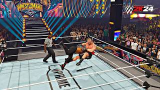 Roman Reigns vs Brock Lesnar at Wrestlemania 41 Epic Battle [upl. by Luamaj]