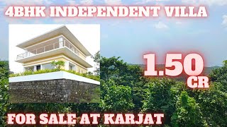 4BHK Independent Bungalow  Swimming Pool in Karjat  For Sale  4BHK Villa Near Mumbai  Township [upl. by Nydnarb]