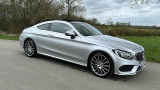 MERCEDESBENZ C220d COUPE AMG LINE PREMIUM 2016  EURO 6 7G TRONIC AUTO SAT NAV  PAN ROOF [upl. by Trojan633]