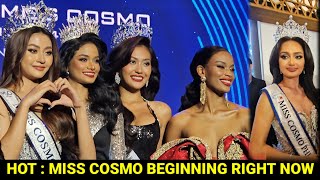 The press conference launching the MISS COSMO  Miss South Africa Philippines Indonesia Malaysia [upl. by Lessard333]