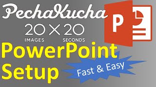 Pecha Kucha how to set slideshow timing in powerpoint FAST and EASY New method [upl. by Aerdnna]