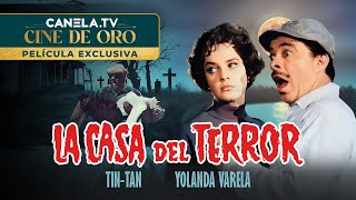 La Casa del Terror 1960 Película Completa con Germán Valdés Tin Tan  CanelaTV [upl. by Samaria975]