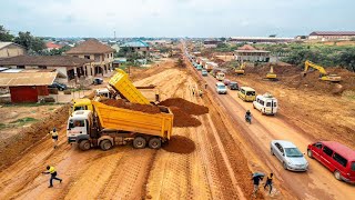 Exciting Transformation Anwiankwanta To Ahenema Kokoben Road Dualization Underway [upl. by Casie7]