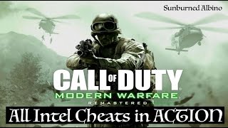 All Call of Duty Modern Warfare Remastered Intel Cheats In Action [upl. by Shalom]