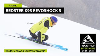 Atomic Redster X9S Revoshock S  NeveItalia  Ski Test  20232024 [upl. by Rozamond]