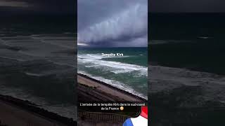 L’arrivée de la tempête Kirk sur les côtes Françaises actu [upl. by Llenart]