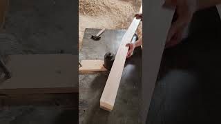 Rubbing furniture plywood to make it smooth [upl. by Atinyl]