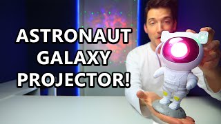 ASTRONAUT GALAXY LASER STAR PROJECTOR REVIEW galaxyprojector starprojector projector [upl. by Etteb]