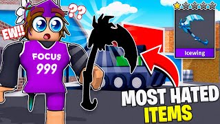 PLAYING MM2 With MOST HATED ITEMS For 24 HOURS 😱 Murder Mystery 2 [upl. by Woolcott172]