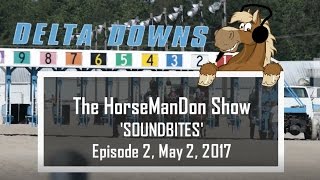 Quarter Horse Jockeys and Trainers at Delta Downs The HorseManDon Show [upl. by Olnek]