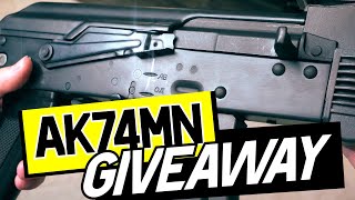 CLOSED EampL AK74MN Airsoft Channel Member Giveaway [upl. by Casanova800]