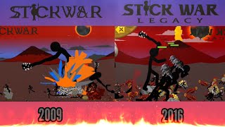 Stick War Vs Stick War Legacy Ending Comparison [upl. by Dahij]