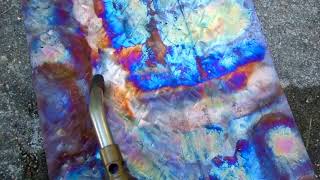 Annealing Copper Creates Rainbow of Colors [upl. by Naerda132]