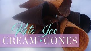 Keto Ice Cream Cones [upl. by Farhi622]