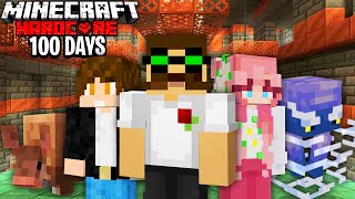 WE Survived 100 Days in Hardcore Minecrafts 121 Tricky Trials update Trio 100 Days [upl. by Rickart]