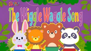 The Wiggle Waggle Song HappyMelodyKidsTV NuseryRhymes amp KidsSongs [upl. by Najtsirk]