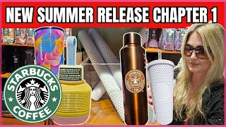 Starbucks Coffee  NEW Summer Cup Release Chapter 1 2024 Store Walk Thru  starbucks coffee [upl. by Gnet]