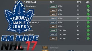 Offseason  NHL 17  GM Mode Commentary  Toronto ep 27 [upl. by Brenner946]