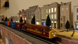 ViTrains Class 37 EWS DCC oo gauge running on the viaduct [upl. by Alyn362]