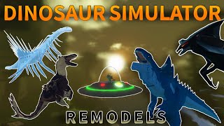 Dinosaur Simulator Kaiju Bary remodelUtah remodelLil Ufo RemodelKaiju Quetz remodel [upl. by Laurel]