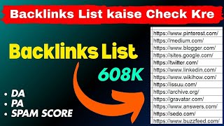 How to check my website backlinks [upl. by Bosson]