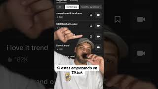 Como crecer en tiktok y hacer tu contenido viral Que contenido puedo crear para tiktok tiktok [upl. by Oinoitna]